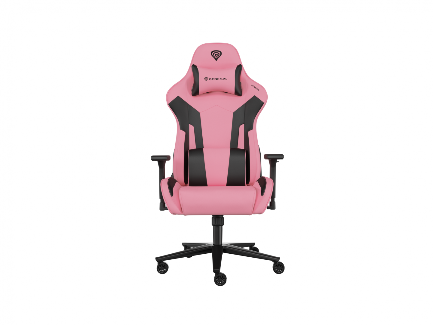 Scaun gaming Genesis Nitro 720, material Synthetic PU + Textil, reglabil pe inaltime, spatar ajustabil, Negru/Roz 1 Scaun gaming Genesis Nitro 720, material Synthetic PU + Textil, reglabil pe inaltime, spatar ajustabil, Negru/Roz
