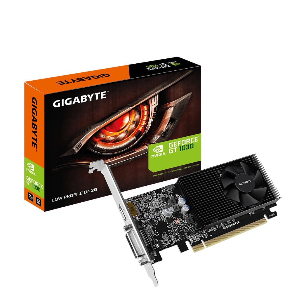 Placa video Gigabyte GeForce GT 1030 Low Profile D4, 2GB DDR4, 64-bit