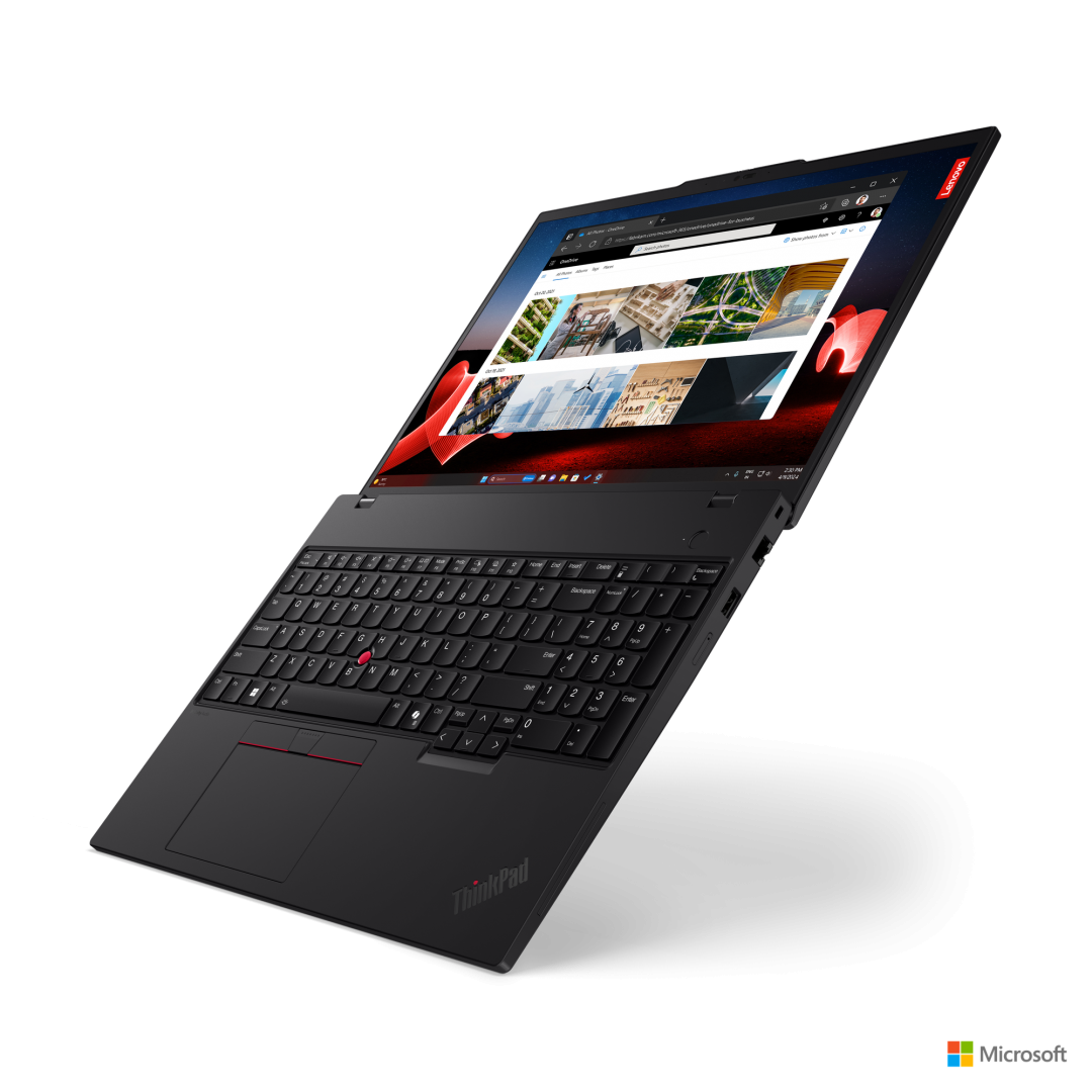 Laptop Lenovo ThinkPad T16 Gen 3 cu procesor Intel® Core™ Ultra 7 155U pana la 4.8GHz, 16" WUXGA, IPS, 64GB DDR5, 1TB SSD, Intel® Graphics, Windows 11 Pro, Black, 3Y Premier Support 2 Laptop Lenovo ThinkPad T16 Gen 3 cu procesor Intel® Core™ Ultra 7 155U pana la 4.8GHz, 16" WUXGA, IPS, 64GB DDR5, 1TB SSD, Intel® Graphics, Windows 11 Pro, Black, 3Y Premier Support - imagine 2