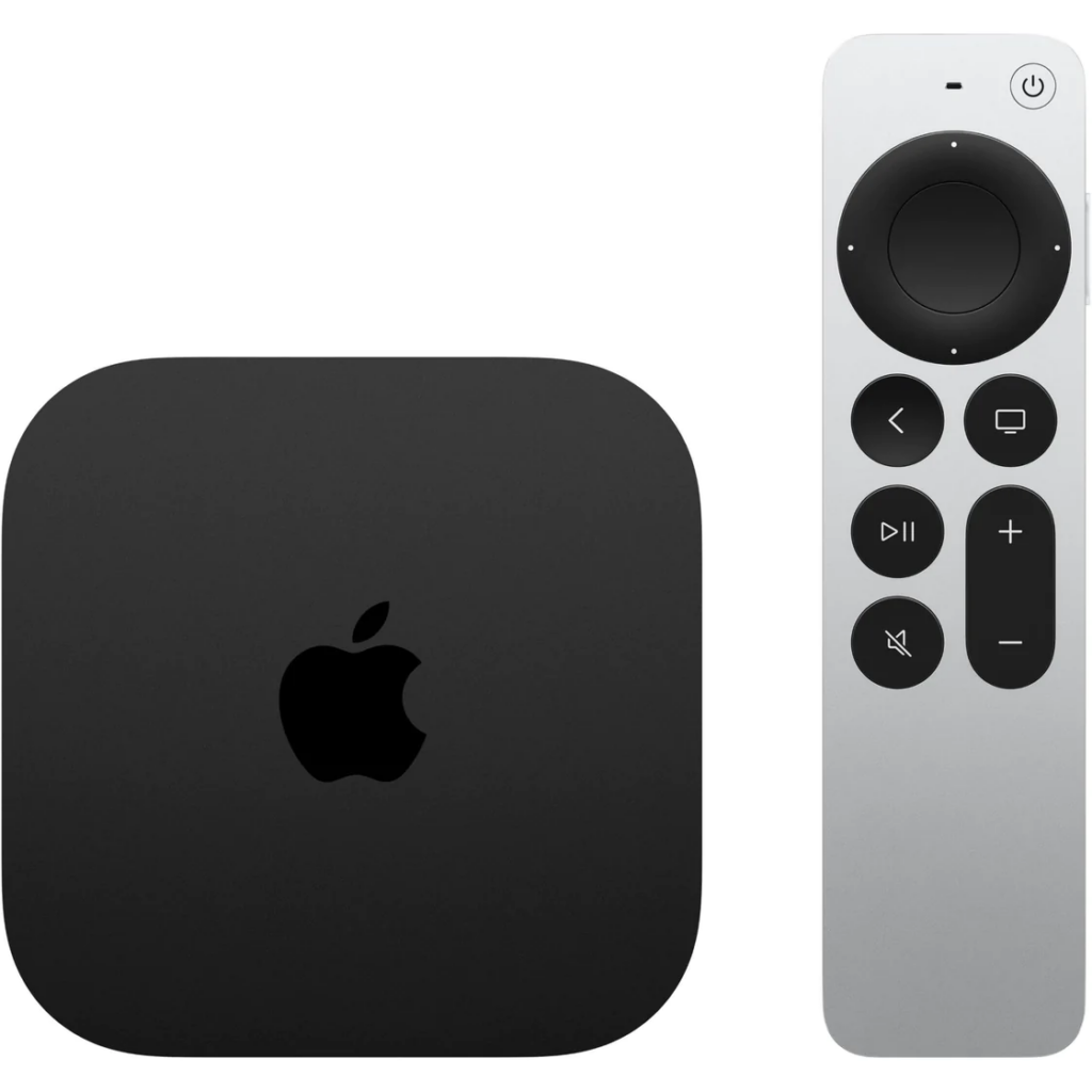 Apple TV 4K Wi‑Fi + Ethernet, 128 GB, Negru/Argintiu