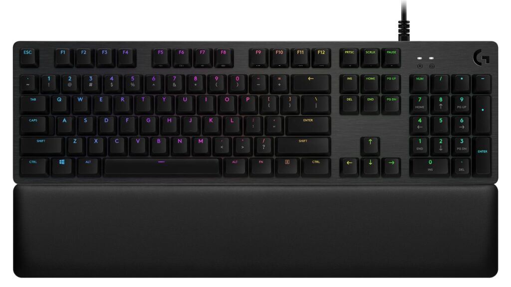 Tastatura mecanica gaming Logitech G513, Switch GX Brown, Black