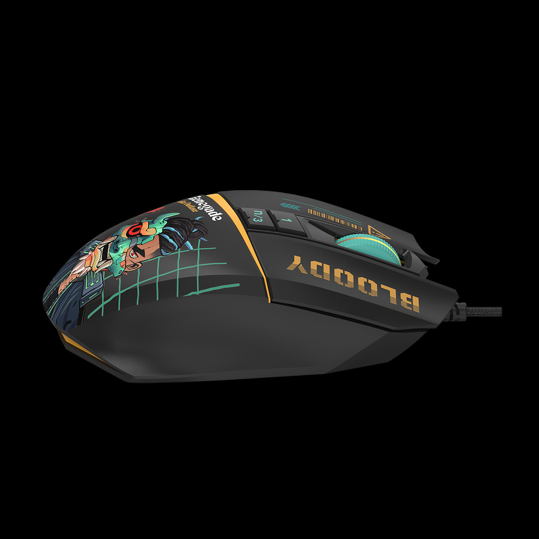 Mouse cu fir A4TECH Bloody W63 Max, 12000 DPI, RGB, eSport Gaming, USB, Optical, Renegade Midnight 3 Mouse cu fir A4TECH Bloody W63 Max, 12000 DPI, RGB, eSport Gaming, USB, Optical, Renegade Midnight - imagine 3