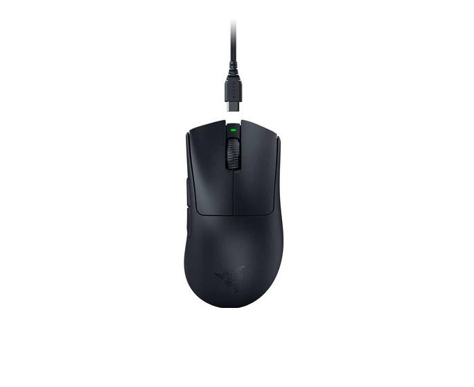 Mouse gaming wireless Razer DeathAdder V3 Pro, USB, 30k DPI, negru