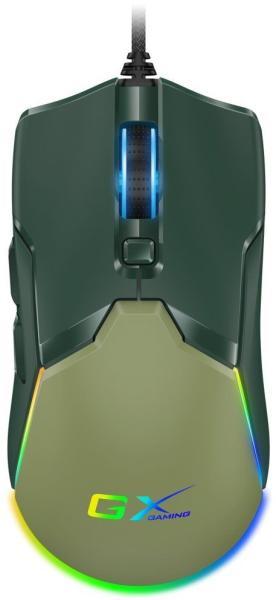 Mouse Genius GX Gaming Scorpion M700 RGB, verde armat, 7200DPI, cablu, USB