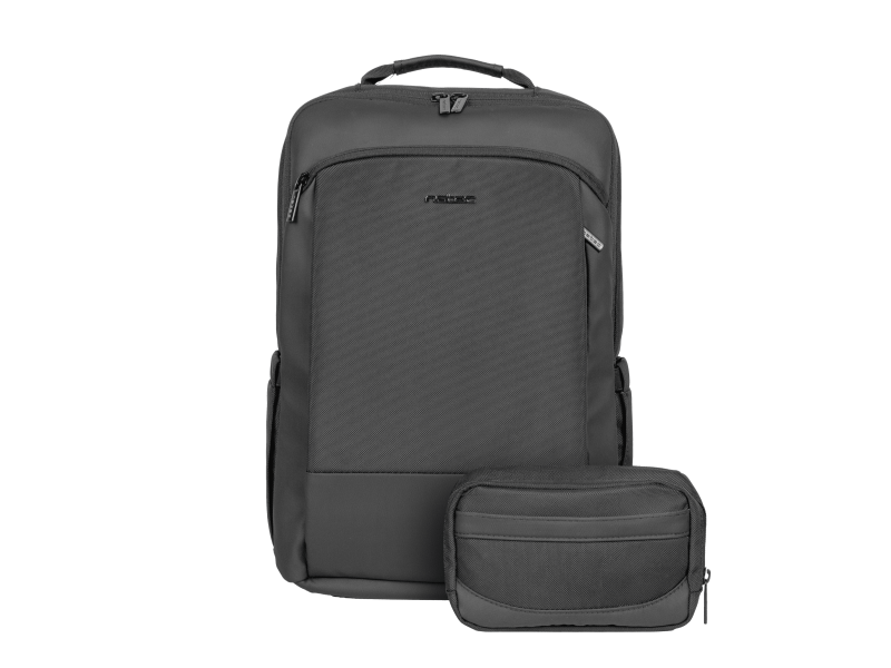 Rucsac laptop Natec Kudu Plus, organizator, 15.6″, 16L, negru