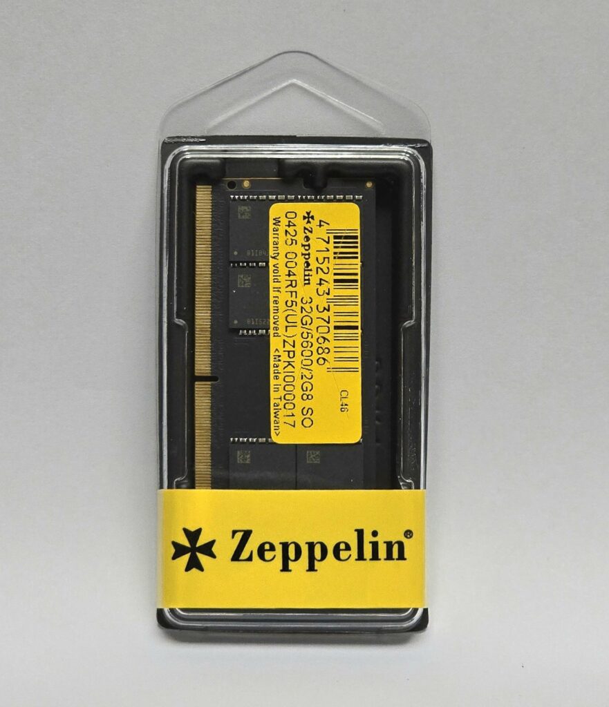 Memorie SODIMM Zeppelin, DDR5 32GB, 5600 MHz, retail