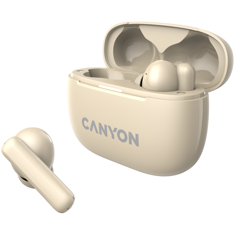 Casti wireless, Canyon, Bluetooth, Bej 3 Casti wireless, Canyon, Bluetooth, Bej - imagine 3