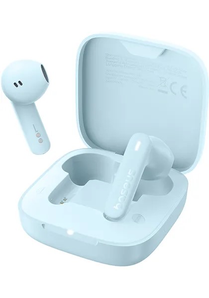 Casti In-Ear Baseus Bowie E16, True Wireless, Bluetooth, IPX4, Autonomie 30 ore, Albastru