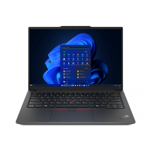 Laptop Lenovo ThinkPad E14 Gen 6 cu procesor Intel® Core™ Ultra 5 125U pana la 4.3 GHz, 14″, WUXGA, IPS, 16GB DDR5, 512GB SSD, Intel® Graphics, Windows 11 Pro, Black, 3Y Onsite upgrade