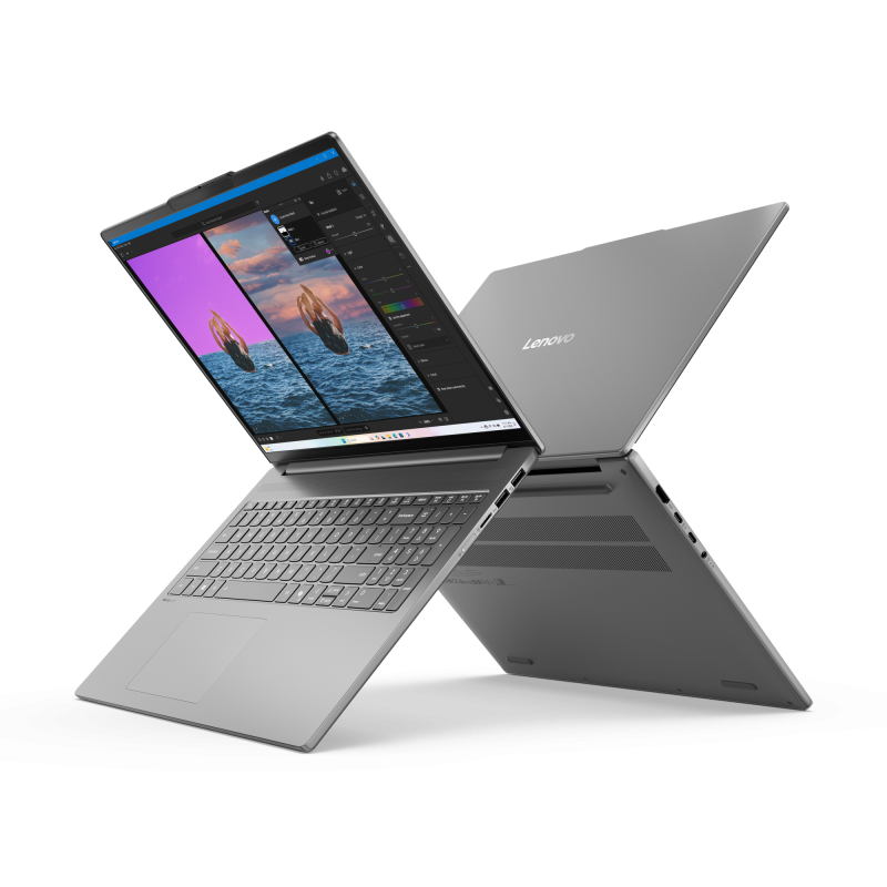 Laptop Lenovo IdeaPad Slim 5 16AHP10 cu procesor AMD Ryzen™ 7 8845HS pana la 5.1GHz, 16″ WUXGA, IPS, 16GB DDR5 RAM, 1TB SSD, AMD Radeon™ 780M Graphics, No OS, Luna Grey