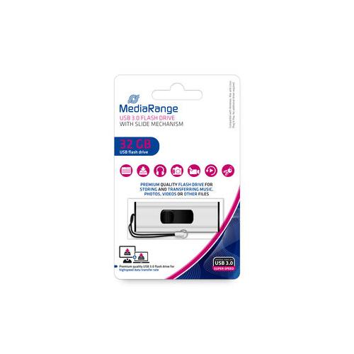 MediaRange USB 3.0 flash drive, 32GB „MR916” (timbru verde 0.03 lei)