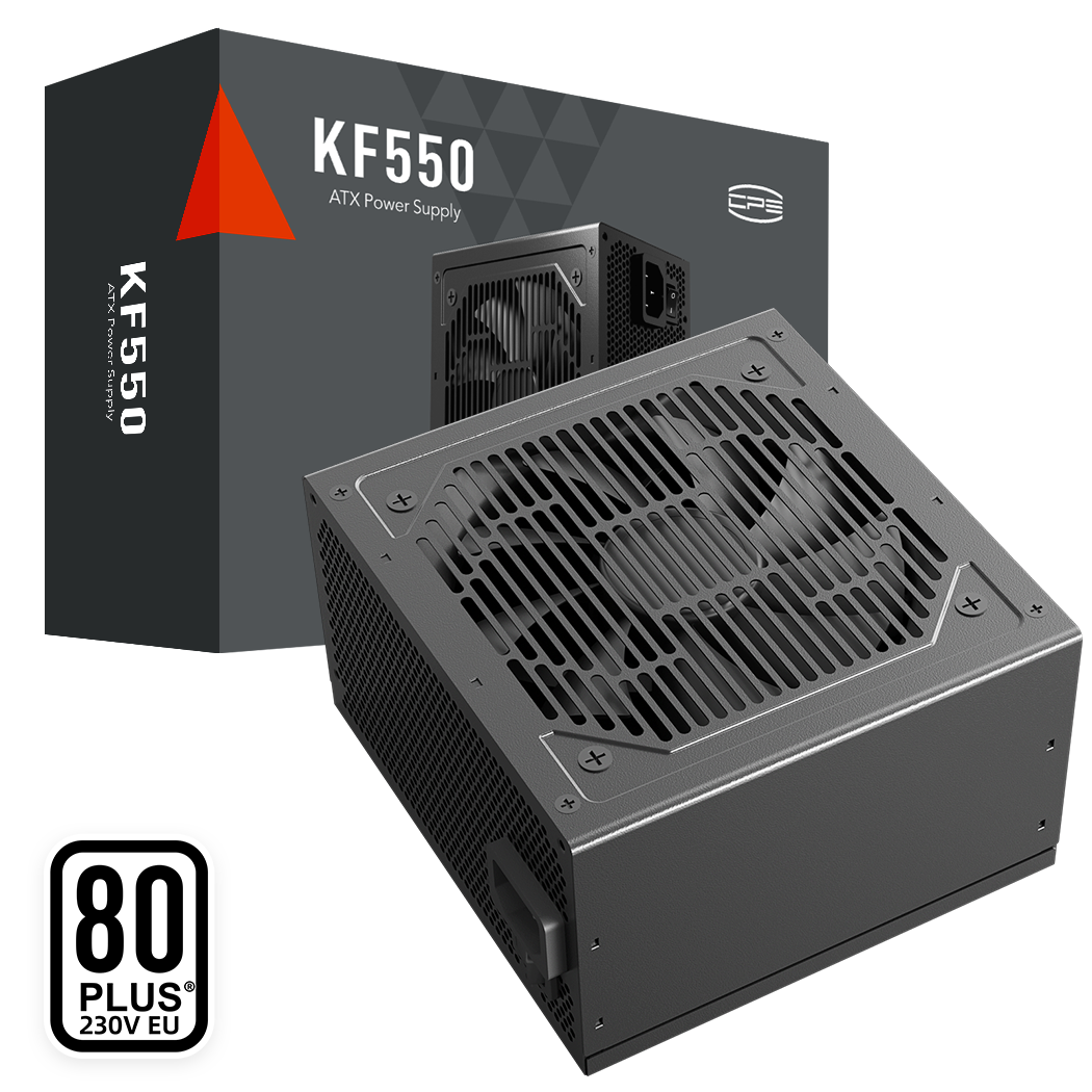 Sursa PCCOOLER, 550W, fan 120mm, certificare 80PLUS White, MB 20+4 pin x 1, CPU 4+4 pin x 2, PCI-E 6+2 pin x 2, SATA x 3 1 Sursa PCCOOLER, 550W, fan 120mm, certificare 80PLUS White, MB 20+4 pin x 1, CPU 4+4 pin x 2, PCI-E 6+2 pin x 2, SATA x 3