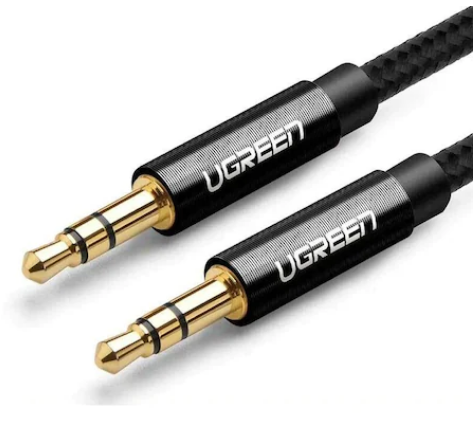 Cablu audio UGREEN, mini jack 3.5 mm AUX, 1m, Negru 2 Cablu audio UGREEN, mini jack 3.5 mm AUX, 1m, Negru - imagine 2