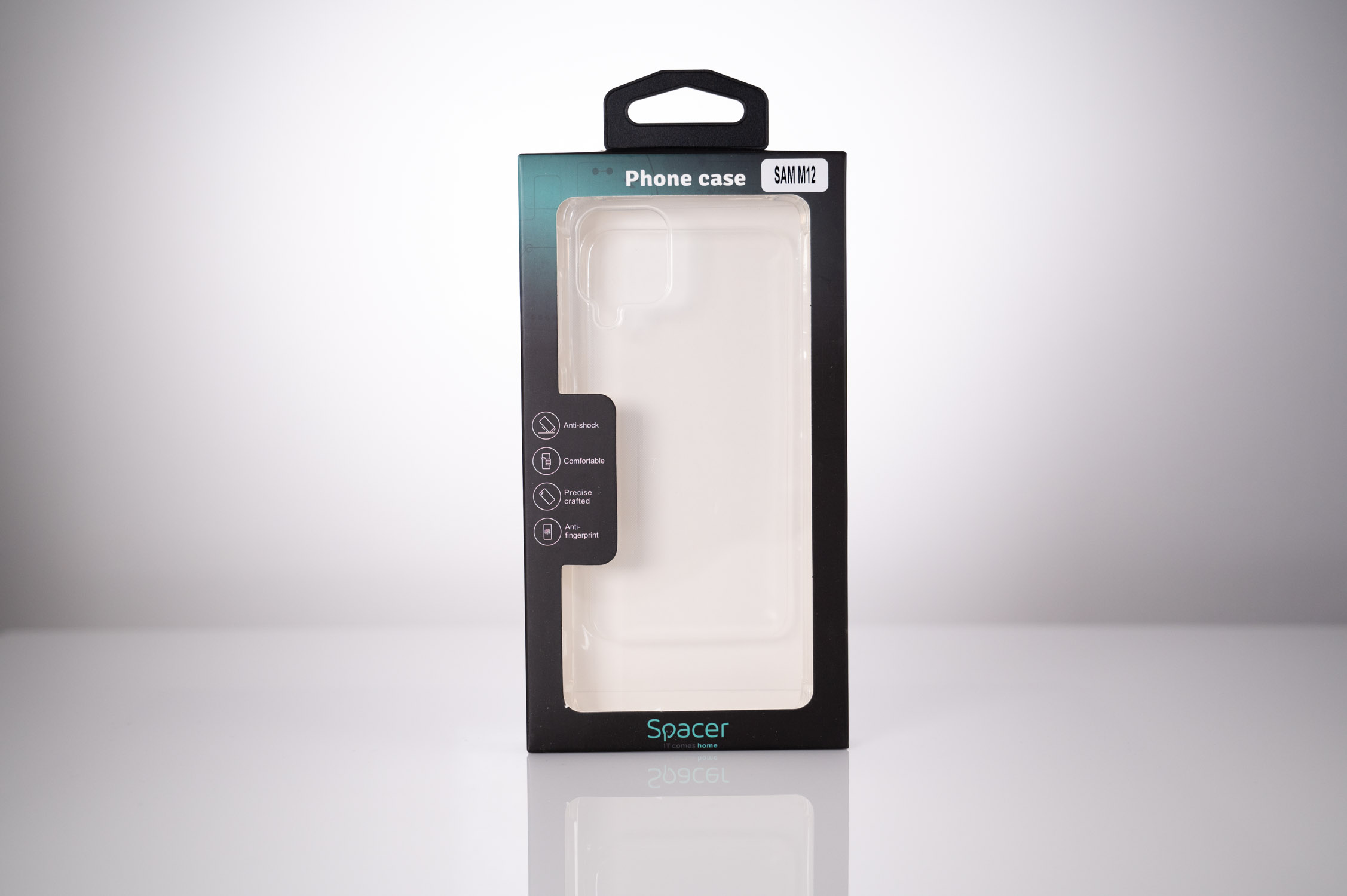 Husa de protectie Spacer pentru Samsung Galaxy M12, material flexibil TPU, Transparenta 4 Husa de protectie Spacer pentru Samsung Galaxy M12, material flexibil TPU, Transparenta - imagine 4