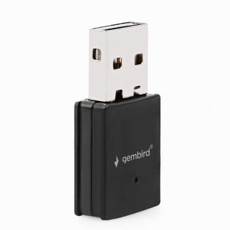 Adaptor WiFi, Gembird, mini USB, 300 Mbps, Negru