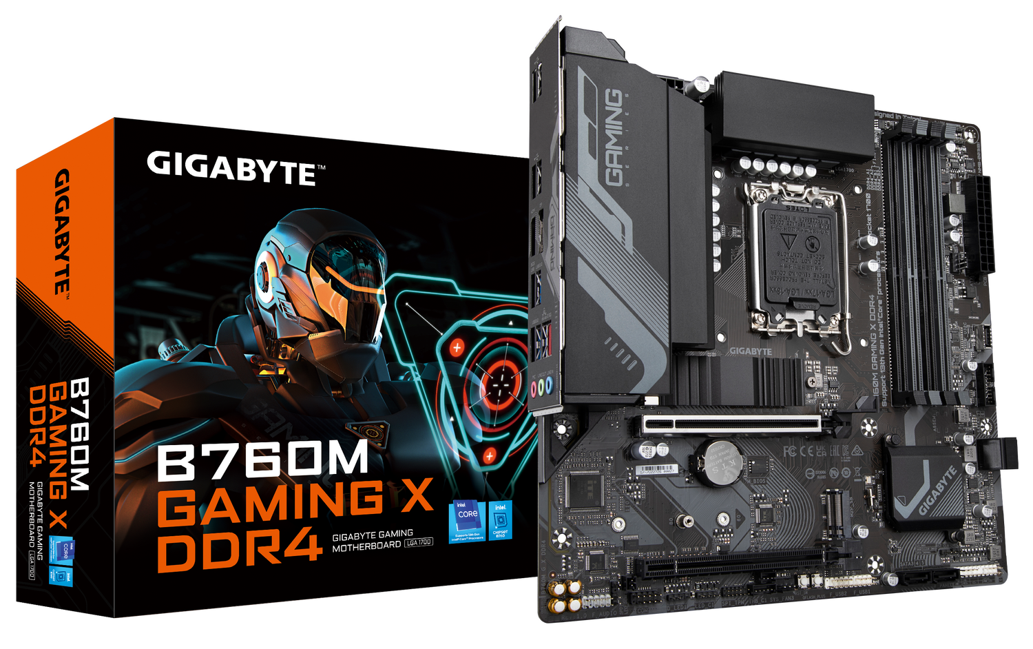 Placa de baza Gigabyte B760M GAMING X DDR4, Socket 1700 5 Placa de baza Gigabyte B760M GAMING X DDR4, Socket 1700 - imagine 5