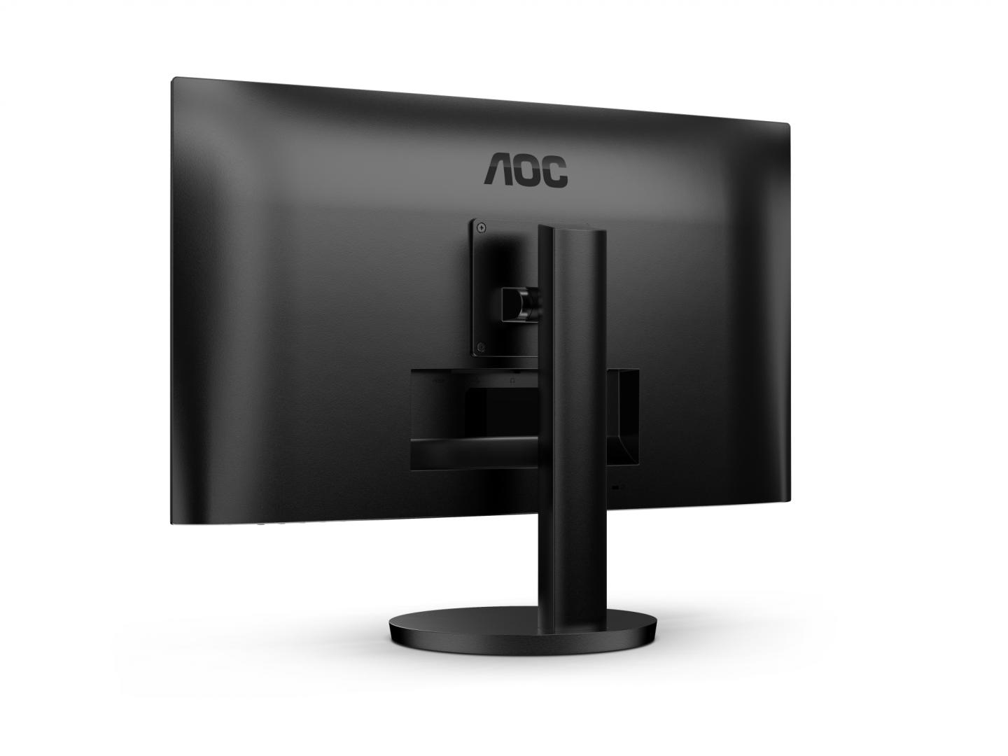 Monitor AOC, 27", IPS, FHD, 100Hz, 4ms, 1ms, FlickerFree, Boxe 2W x 2, HA, HDMI, USB, hub, USB-C, 27B3CF2, Negru 4 Monitor AOC, 27", IPS, FHD, 100Hz, 4ms, 1ms, FlickerFree, Boxe 2W x 2, HA, HDMI, USB, hub, USB-C, 27B3CF2, Negru - imagine 4