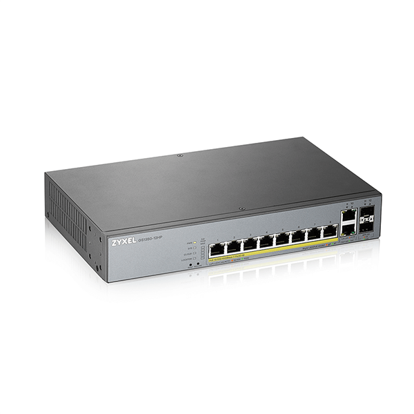Zyxel Managed Switch GS1350-12HP CCTV PoE LR 130W 1 Zyxel Managed Switch GS1350-12HP CCTV PoE LR 130W