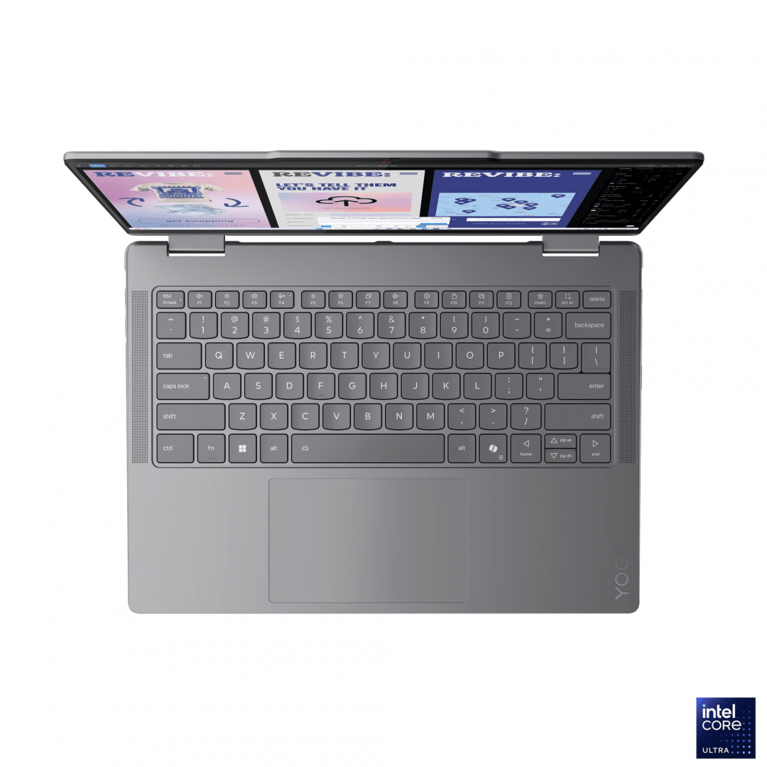 Laptop Lenovo Yoga 7, 14'', OLED 2.8K 120Hz, 32GB RAM, 1TB SSD, Luna Grey 2 Laptop Lenovo Yoga 7, 14'', OLED 2.8K 120Hz, 32GB RAM, 1TB SSD, Luna Grey - imagine 2