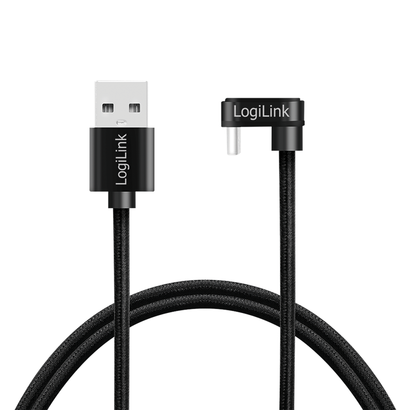 Cablu USB, LogiLink, 2m, Negru