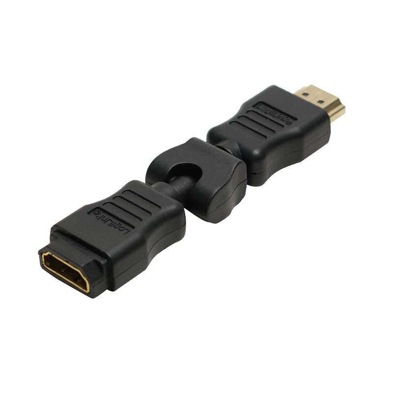 Adaptor HDMI rotativ, LogiLink, 270°, Negru