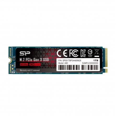 Solid-State drive (SSD) Silicon Power A80, 1TB, NVMe, M.2