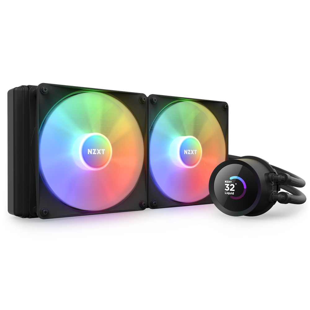 Cooler CPU NZXT Kraken 280 RGB, compatibil AMD/Intel, controller ARGB, negru