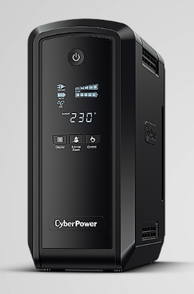 UPS Cyber Power CP900EPFCLCD, 900VA/540W, 6 Prize Schuko, Active PFC, Sinus Pur, AVR, LCD Display