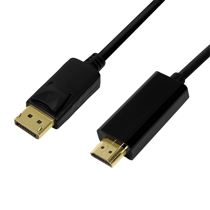 CABLU video LOGILINK, adaptor DisplayPort (T) la HDMI (T), 5m, conectori auriti, rezolutie maxima 4K UHD (3840 x 2160) l