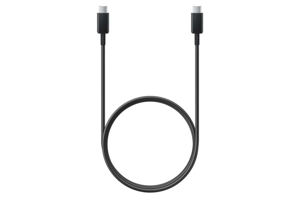 CABLU alimentare smartphone Samsung, USB Type-C (T) la USB Type-C (T), cauciuc, lungime 1 m, negru, „EP-DN975BBEGWW” (timbru verde 0.08 lei)