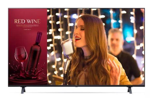 Televizor 4K Ultra HD, LG, WebOS, UHD Signage, ecran plat, diagonala de 139.7cm (55″), LCD, 3840x2160px