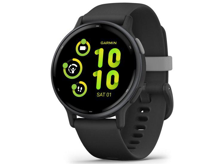 Smartwatch Garmin vivoactive 5, GPS, 42mm, curea silicon, Slate/Black