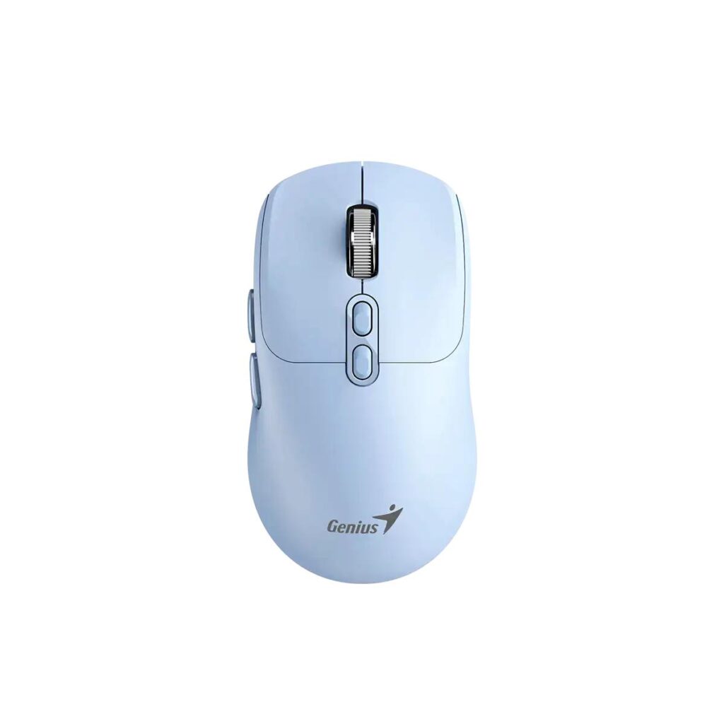 Mouse wireless Genius NX-8080S BT, 1600DPI, albastru Tiffany