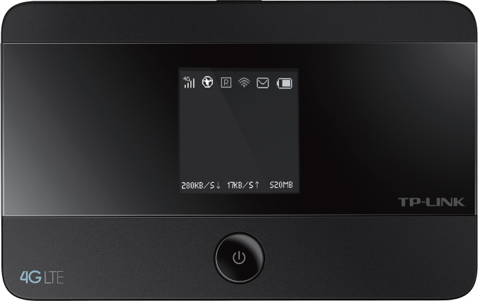 Router Wi-Fi 3G/4G TP-Link M7350, SIM+microSD, Portabil, Display, 2000mAh