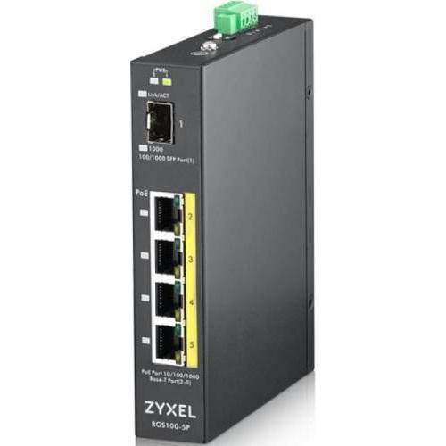 Switch Zyxel RGS100-5P-ZZ0101F, 5 port, 100/1000 Mbps 1 Switch Zyxel RGS100-5P-ZZ0101F, 5 port, 100/1000 Mbps