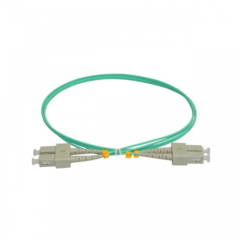 Patchcord FO SC/PC-SC/PC, MM OM3 50/125, manta LSZH 2.0mm, duplex 20m, „SC-SC-MM3/DX-20” (timbru verde 0.8 lei)
