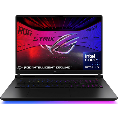 Laptop Gaming ASUS ROG Strix SCAR 18 G835LW cu procesor Intel® Core™ Ultra 9 275HX pana la 5.4GHz, 18″, 2.5K WQXGA, Mini LED, 240Hz, G-Sync, 64GB DDR5, 2TB SSD, NVIDIA® GeForce RTX™ 5080 16GB GDDR7, Windows 11 Pro, Off Black
