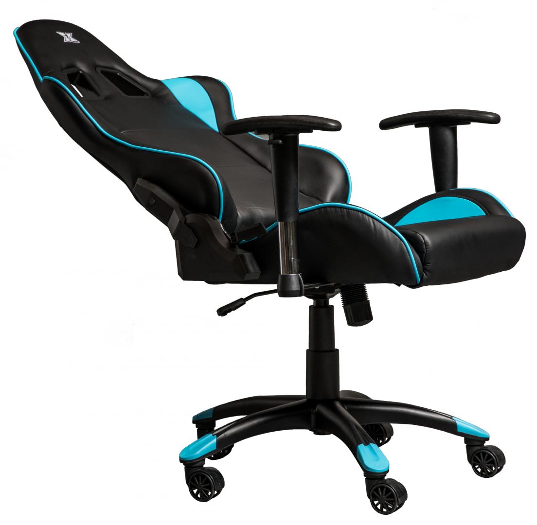 Scaun gaming Serioux Torin, Black/Blue 3 Scaun gaming Serioux Torin, Black/Blue - imagine 3