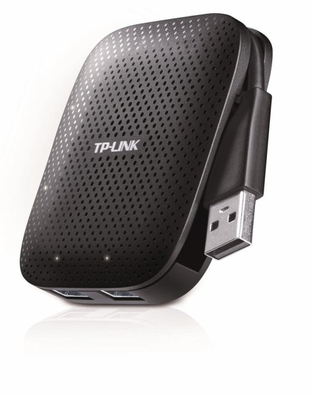 HUB USB TP-LINK UH400, 4 porturi USB 3.0, negru