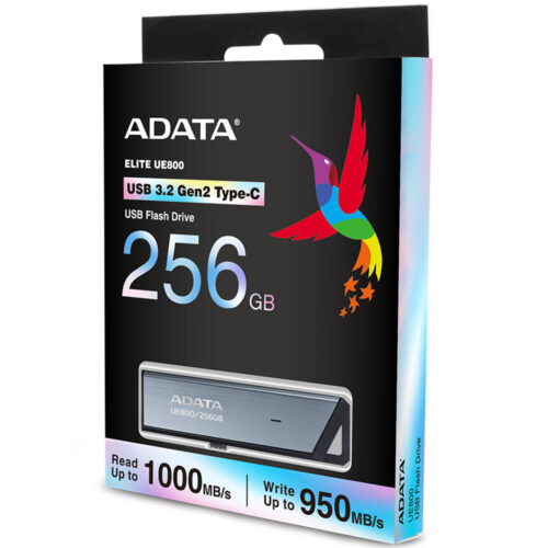 Memorie USB ADATA Elite UE800, 256GB, USB Type-C, Metalic 3 Memorie USB ADATA Elite UE800, 256GB, USB Type-C, Metalic - imagine 3