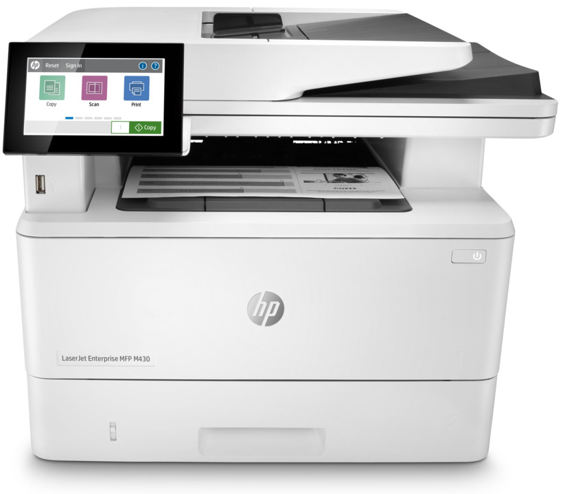 Imprimanta laser, HP, LaserJet Enterprise MFP M430f, Alb