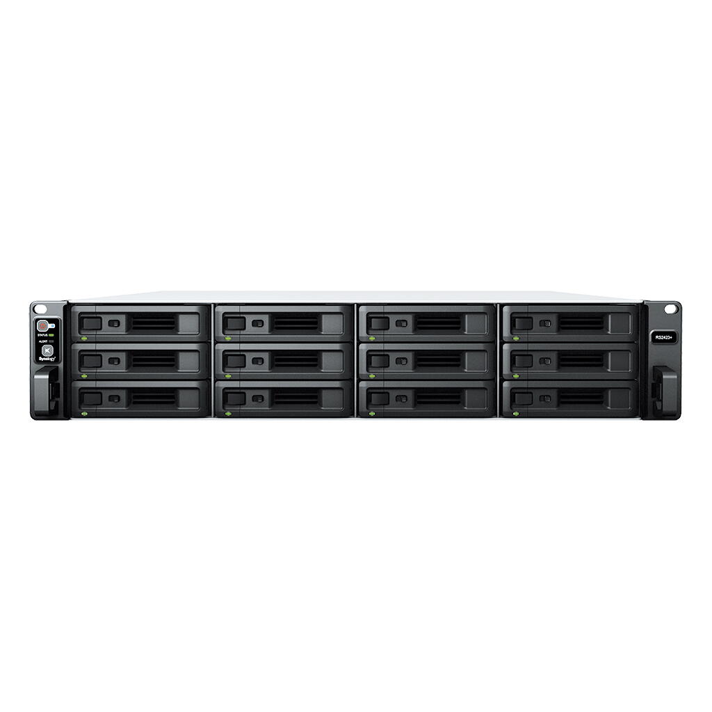 Server RackStation RS2423+, AMD RyzenTM V1780B, 64 bit, 4 GB DDR4 ECC, 12 slot