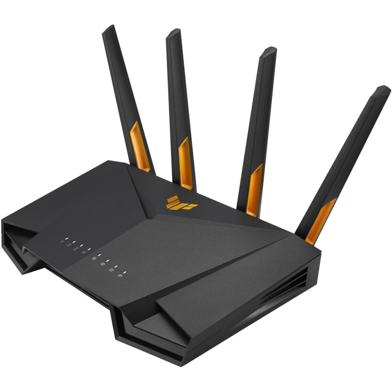 Router Asus TUF Gaming, AX3000, WiFi 6, Negru/galben