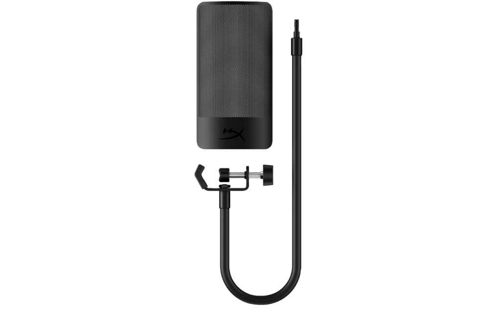 Filtru pentru microfon HyperX Shield, plasa metalica, Gooseneck mount, montare facila, Negru