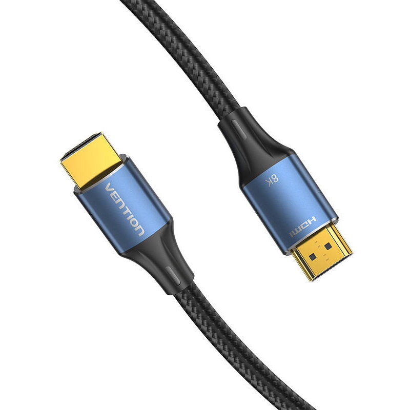 Cablu video HDMI 2.1 Vention ALGLH, 2m, 8K, 60Hz, 48 Gbps, Albastru 4 Cablu video HDMI 2.1 Vention ALGLH, 2m, 8K, 60Hz, 48 Gbps, Albastru - imagine 4