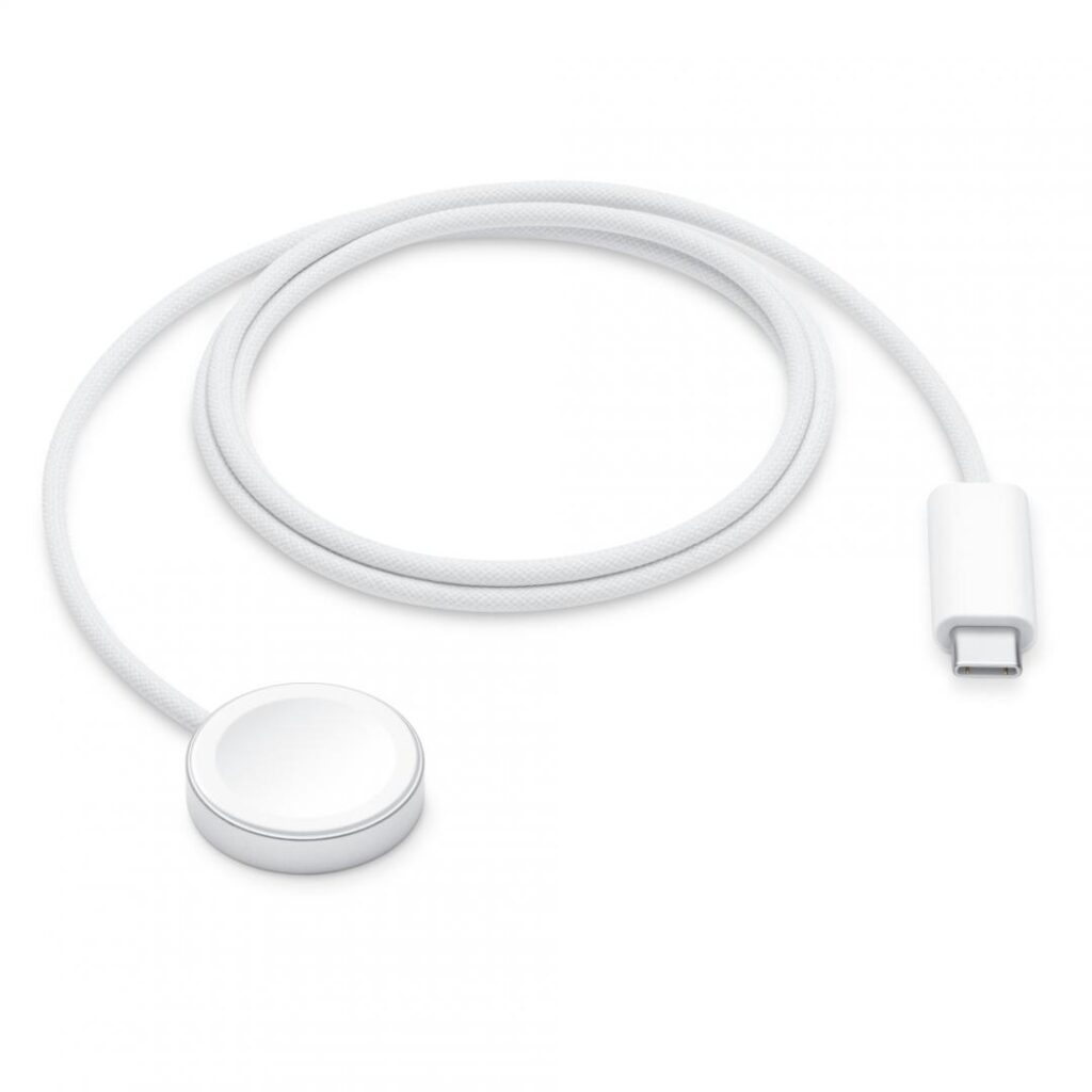 Incarcator rapid magnetic, Apple, Apple Watch, USB-C, 1 m, Alb