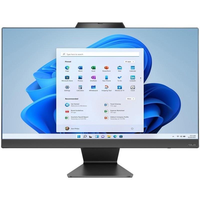 All in One PC ASUS ExpertCenter E3 E3402WVAK, Procesor Intel Core i3-1315U, 6 cores, up to 4.5GHz, 10MB, 23.8″ FHD (1920×1080), 8GB DDR5, 512GB SSD, Windows 11 Pro Educational (Negru)