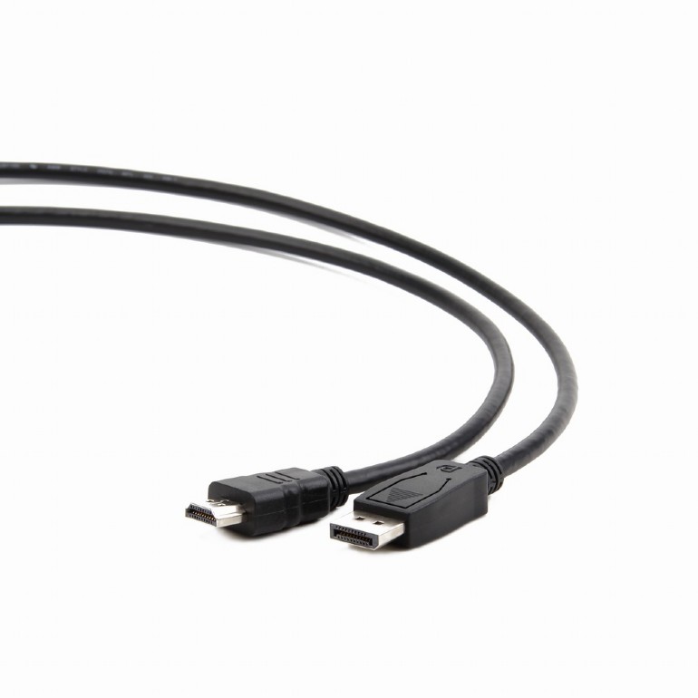 Cablu video Gembird DisplayPort (T) la HDMI (T), 5m, Negru, CC-DP-HDMI-5M