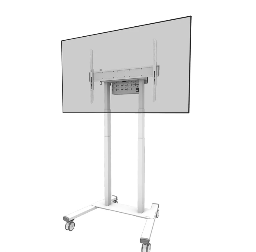 Stand podea mobil NM 55″-100″ 110kg alb