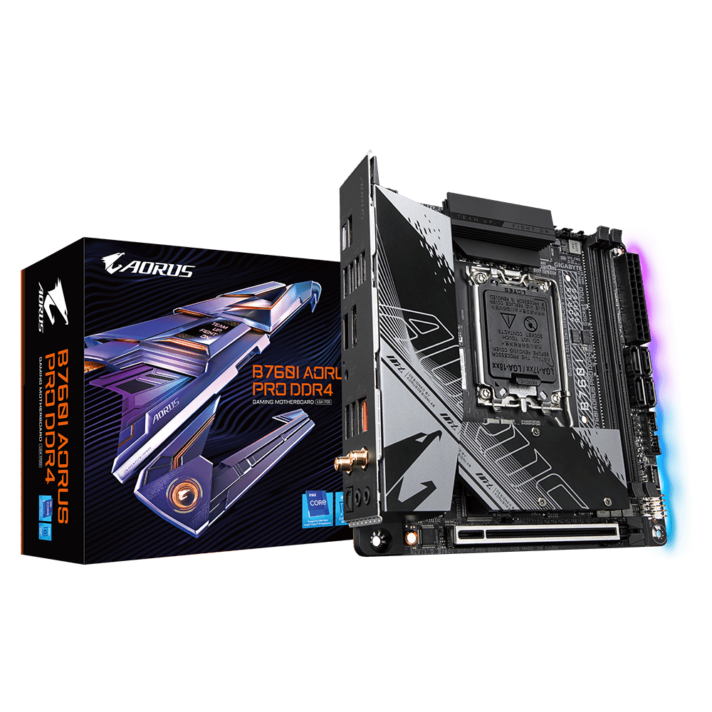 Placa de baza Gigabyte B760I AORUS PRO DDR4, Socket 1700
